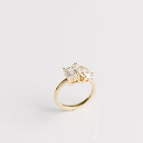 3.0 CT Elongated Cushion Solitaire Lab Grown Diamond Engagement Ringt