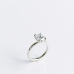 3.0 CT Elongated Cushion Solitaire Lab Grown Diamond Engagement Ringt