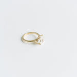 3.0 CT Elongated Cushion Solitaire Lab Grown Diamond Engagement Ringt