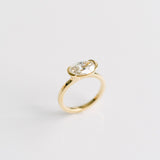 3.0 CT Elongated Cushion Solitaire Lab Grown Diamond Engagement Ringt