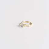 3.0 CT Elongated Cushion Solitaire Lab Grown Diamond Engagement Ringt