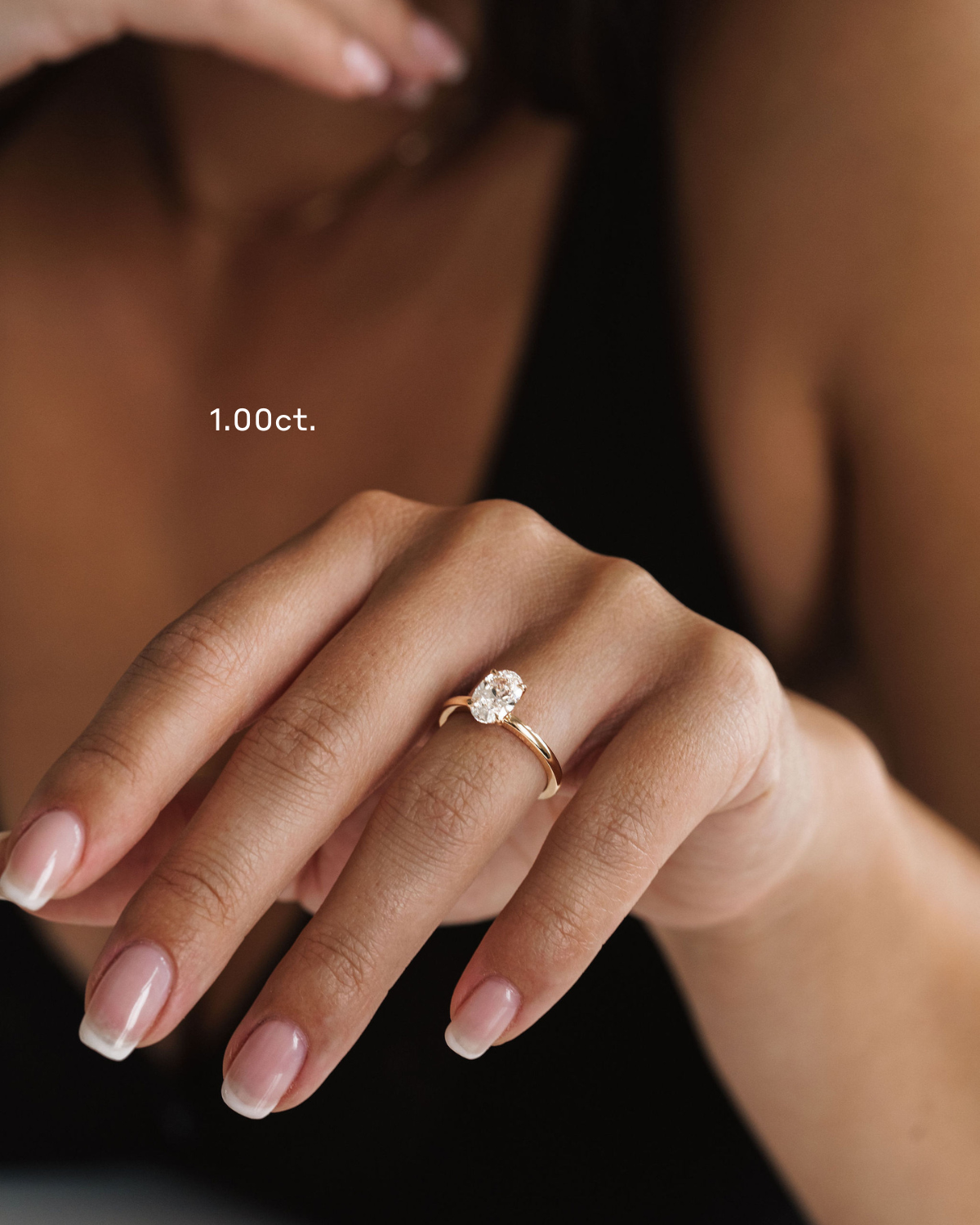 3.0 CT Elongated Cushion Solitaire Lab Grown Diamond Engagement Ringt