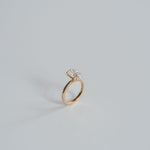 3.0 CT Elongated Cushion Solitaire Lab Grown Diamond Engagement Ringt
