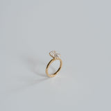 3.0 CT Elongated Cushion Solitaire Lab Grown Diamond Engagement Ringt