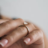 3.0 CT Elongated Cushion Solitaire Lab Grown Diamond Engagement Ringt