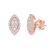 0.80 TCW Round Cut Stud Moissanite Earrings