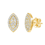 0.80 TCW Round Cut Stud Moissanite Earrings