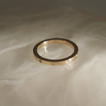 0.04 TCW Round Flush Setting Moissanite Wedding Band
