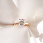 1.5 CT Round Solitaire Moissanite Engagement Ring