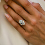Oval Lab Grown Diamond Solitaire Engagement Ring