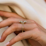 Oval Lab Grown Diamond Solitaire Engagement Ring