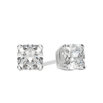 0.50 CT-2.0 CT Cushion Solitaire Lab Grown Diamond Earrings