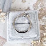 1.0 CT Cushion Three Stone Lab Grown Diamond Engagement Ring