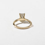 1.96 CT Antique Oval Solitaire Lab Grown Diamond Engagement Ring