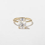 3.01 CT Antique Cushion Solitaire Lab Grown Diamond Engagement Ring