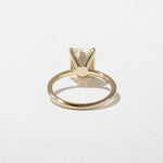3.01 CT Antique Cushion Solitaire Lab Grown Diamond Engagement Ring