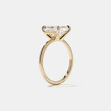 3.01 CT Antique Cushion Solitaire Lab Grown Diamond Engagement Ring