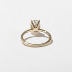 1.96 CT Antique Oval Solitaire Lab Grown Diamond Engagement Ring