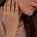 0.58 CT Round Full Eternity Lab Grown Diamond Wedding Band