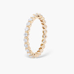 0.74 CT Round Full Eternity Lab Grown Diamond Wedding Band