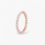 0.74 CT Round Full Eternity Lab Grown Diamond Wedding Band