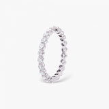 0.74 CT Round Full Eternity Lab Grown Diamond Wedding Band