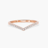 0.14ct Round Swirl Lab Grown Diamond Wedding Band