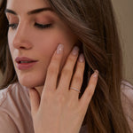 0.23 CT Round Half Eternity Lab Grown Diamond Wedding Band