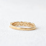 0.19 CT Round Cut Vintage Moissanite Wedding Band 4