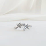 0.41 CT Round Unique Lab Grown Diamond Wedding Band