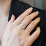 0.41 CT Round Unique Lab Grown Diamond Wedding Band