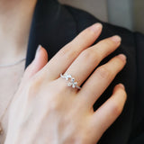 0.41 CT Round Unique Lab Grown Diamond Wedding Band