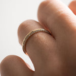 0.1 TCW Round Half Eternity Moissanite Wedding Band