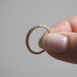 0.1 TCW Round Half Eternity Moissanite Wedding Band