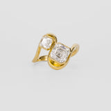 Asscher Lab Grown Diamond Unique Engagement Ring