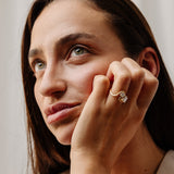 Asscher Lab Grown Diamond Unique Engagement Ring