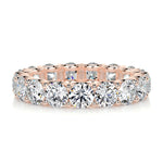 4 CT Round Full Eternity CVD EF/VVS Diamond Wedding Band 17