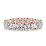 4 CT Round Full Eternity CVD EF/VVS Diamond Wedding Band 17