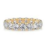 4 CT Round Full Eternity CVD EF/VVS Diamond Wedding Band 6