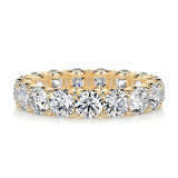 4 CT Round Full Eternity CVD EF/VVS Diamond Wedding Band 6