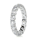 2.4 CT Round Full Etrnity CVD EF/VVS Diamond Wedding Band 7