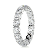 2.4 CT Round Full Etrnity CVD EF/VVS Diamond Wedding Band 7