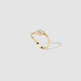 Marquise Solitaire Moissanite Engagement Ring