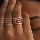 0.4 CT Round Full Eternity Lab Grown Diamond Wedding Band