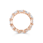 2 CT Pear Full Eternity Lab Grown Diamond Wedding Band