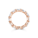 2 CT Pear Full Eternity Lab Grown Diamond Wedding Band