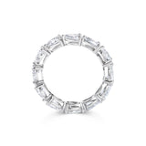 2 CT Pear Full Eternity Lab Grown Diamond Wedding Band