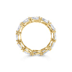 2 CT Pear Full Eternity Lab Grown Diamond Wedding Band