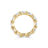 2 CT Pear Full Eternity Lab Grown Diamond Wedding Band