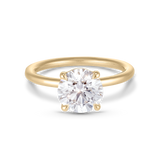 2.09 CT Round Solitaire Lab Grown Diamond Engagement Ring
